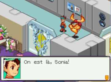 Loge de Sonia bloquée